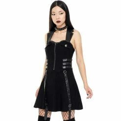 Killstar Skater Dress - Psy-Ops Black