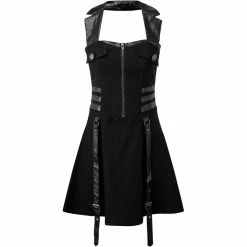 Killstar Skater Dress - Psy-Ops Black -The Rock Shop - shop killstar skater dress psy ops black4