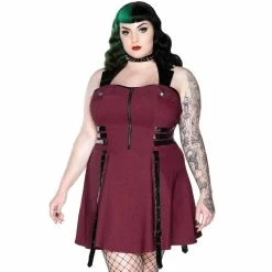 Killstar Skater Dress - Psy-Ops Blood -The Rock Shop - shop killstar skater dress psy ops blood5