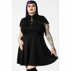 Killstar Skater Dress - Tied Up -The Rock Shop - shop killstar skater dress tied up6