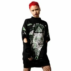 Killstar Sweater Dress - Illuminated Sweater Dress