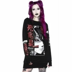 Killstar Sweater Mini Dress - Deathstar
