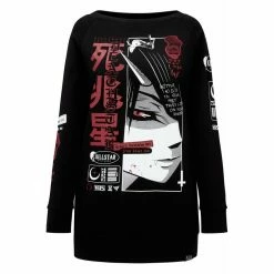 Killstar Sweater Mini Dress - Deathstar -The Rock Shop - shop killstar sweater mini dress deathstar4