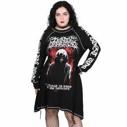 Killstar Sweater Mini Dress - Departed