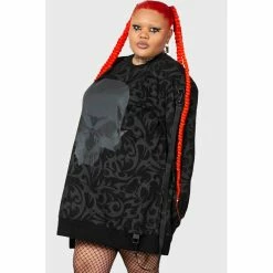 KILLSTAR Sweater Mini Dress - Doom Tribe -The Rock Shop - shop killstar sweater mini dress doom tribe5