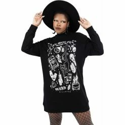 Killstar Sweater Mini Dress - Survival Kit -The Rock Shop - shop killstar sweater mini dress survival kit3