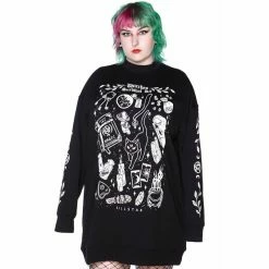 Killstar Sweater Mini Dress - Survival Kit -The Rock Shop - shop killstar sweater mini dress survival kit5