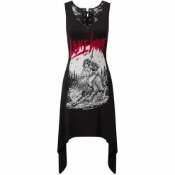 Killstar Tank Dress - Lone Wolf -The Rock Shop - shop killstar tank dress lone wolf3