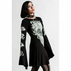 Killstar Trapeze Dress - Insomnia -The Rock Shop - shop killstar trapeze dress insomnia3