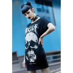 Killstar Tunic Mini Dress - Fearless -The Rock Shop - shop killstar tunic mini dress fearless3