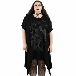 Killstar Tunic Mini Dress - No Fairytale -The Rock Shop - shop killstar tunic mini dress no fairytale3