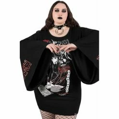 Killstar Tunic Mini Dress - Release Me Kimono -The Rock Shop - shop killstar tunic mini dress release me kimono5
