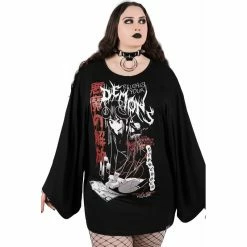 Killstar Tunic Mini Dress - Release Me Kimono -The Rock Shop - shop killstar tunic mini dress release me kimono6