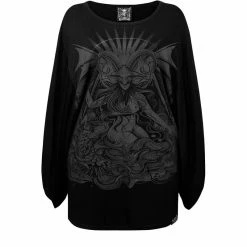 Killstar Tunic Mini Dress - Satan Is A Woman Kimono -The Rock Shop - shop killstar tunic mini dress satan is a woman kimono6