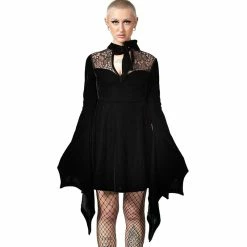 Killstar Velvet Mini Dress - Grimina