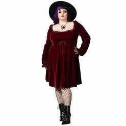 Killstar Velvet Mini Dress - Imperia Blood