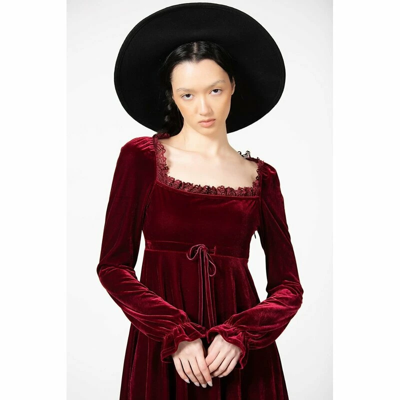 Killstar Velvet Mini Dress - Imperia Blood 4 Killstar Velvet Mini Dress - Imperia Blood - Image 4