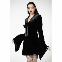 Killstar Velvet Mini Dress - Itsura -The Rock Shop - shop killstar velvet mini dress itsura3