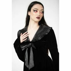 Killstar Velvet Mini Dress - Itsura -The Rock Shop - shop killstar velvet mini dress itsura4