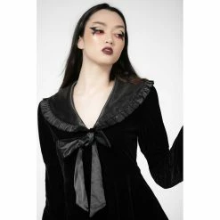 Killstar Velvet Mini Dress - Itsura -The Rock Shop - shop killstar velvet mini dress itsura5