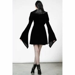 Killstar Velvet Mini Dress - Itsura -The Rock Shop - shop killstar velvet mini dress itsura6