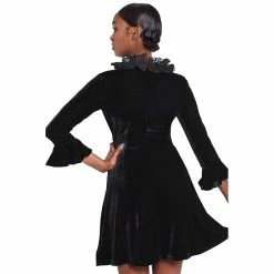 Killstar Velvet Mini Dress - Laid To Rest 6 Killstar Velvet Mini Dress - Laid To Rest -The Rock Shop - shop killstar velvet mini dress laid to rest3