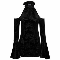 Killstar Velvet Tunika Mini Dress - Lia Morte 9 Killstar Velvet Tunika Mini Dress - Lia Morte -The Rock Shop - shop killstar velvet tunika mini dress lia morte5