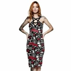 Killstar X Rob Zombie Pencil Dress - Demonoid