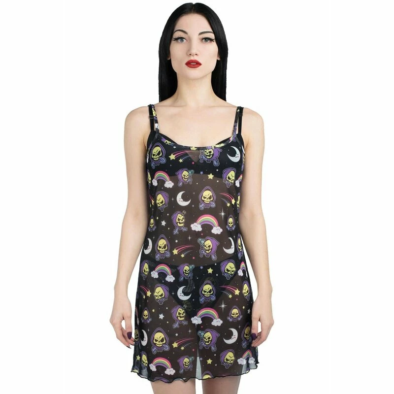 Killstar X Skeletor Mesh Dress - Not Cute 1 Killstar X Skeletor Mesh Dress - Not Cute