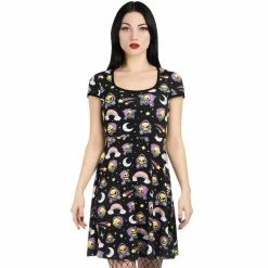 Killstar X Skeletor Skater Dress - Not Cute
