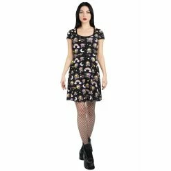 Killstar X Skeletor Skater Dress - Not Cute 8 Killstar X Skeletor Skater Dress - Not Cute -The Rock Shop - shop killstar x skeletor skater dress not cute3
