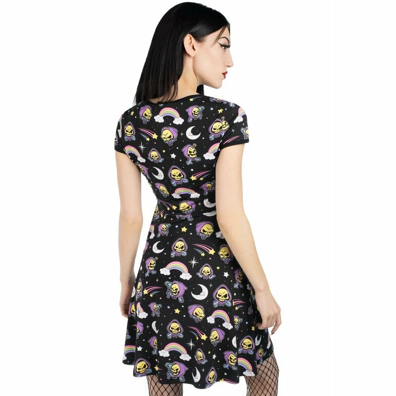 Killstar X Skeletor Skater Dress - Not Cute 4 Killstar X Skeletor Skater Dress - Not Cute - Image 4