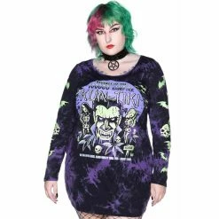 Killstar X Vince Ray Mini Dress - Kon-Tiki Tie-Dye -The Rock Shop - shop killstar x vince ray mini dress kon tiki tie dye3