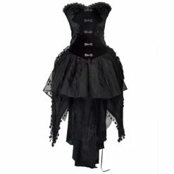 Punk Rave 2-Piece Mini Dress - Faun -The Rock Shop - shop punk rave 2 piece mini dress faun5