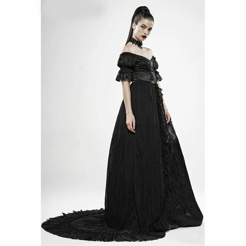 Punk Rave Ball Gown - Versailles Black 2 Punk Rave Ball Gown - Versailles Black - Image 2