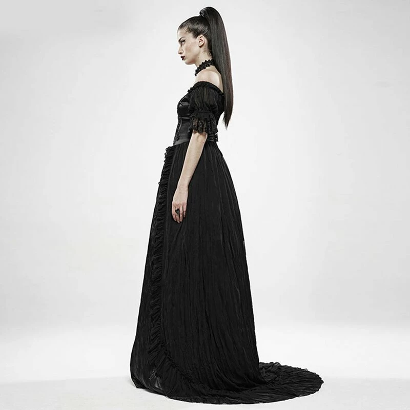 Punk Rave Ball Gown - Versailles Black 3 Punk Rave Ball Gown - Versailles Black - Image 3