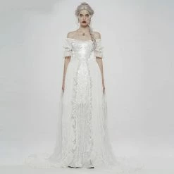 Punk Rave Ball Gown - Versailles White