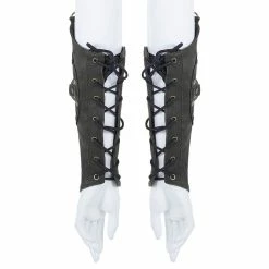 Punk Rave Gauntlets - Burning Ash -The Rock Shop - shop punk rave gauntlets burning ash4