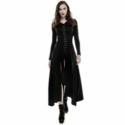 Punk Rave Hooded Dress - Bagira -The Rock Shop - shop punk rave hooded dress bagira 13