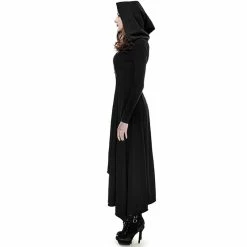 Punk Rave Hooded Dress - Bagira -The Rock Shop - shop punk rave hooded dress bagira 15