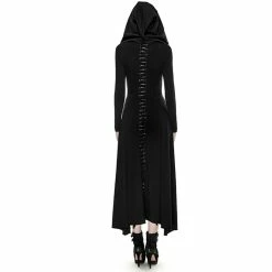 Punk Rave Hooded Dress - Bagira -The Rock Shop - shop punk rave hooded dress bagira 16