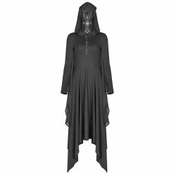 Punk Rave Hooded Dress - Nocturnal Bat -The Rock Shop - shop punk rave hooded dress nocturnal bat4