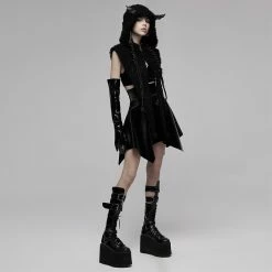 Punk Rave Hooded Scarf - Creature Of The Night