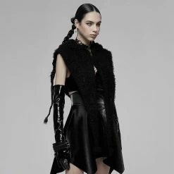 Punk Rave Hooded Scarf - Creature Of The Night -The Rock Shop - shop punk rave hooded scarf creature of the night3