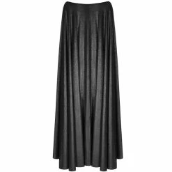 Punk Rave Maxi Dress With Cape - Nightspell -The Rock Shop - shop punk rave maxi dress with cape nightspell5