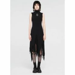 Punk Rave Midi Dress - Dead Can Dance