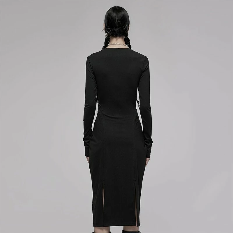 Punk Rave Midi Dress - Nobu 3 Punk Rave Midi Dress - Nobu - Image 3