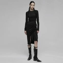 Punk Rave Midi Dress - Nobu 9 Punk Rave Midi Dress - Nobu -The Rock Shop - shop punk rave midi dress nobu4