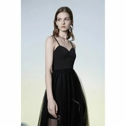 Punk Rave Midi Dress - Not Cute -The Rock Shop - shop punk rave midi dress not cute5