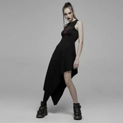Punk Rave Midi Dress - Wicked Ways -The Rock Shop - shop punk rave midi dress wicked ways3